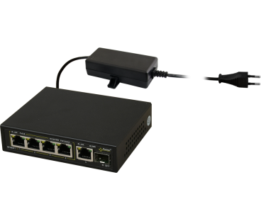 Switch 6-portowy PULSAR SFG64F1 do 4 kamer IP