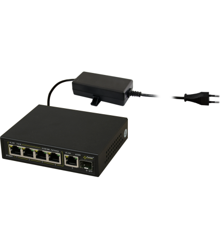 Switch 6-portowy PULSAR SFG64F1 do 4 kamer IP