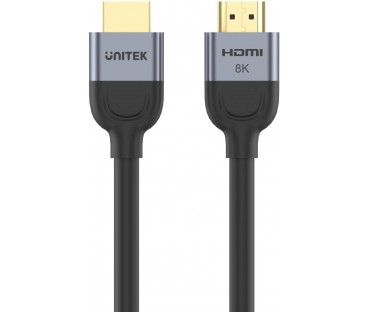 Kabel HDMI Unitek 2.1 8K 60Hz, czarny, 1m