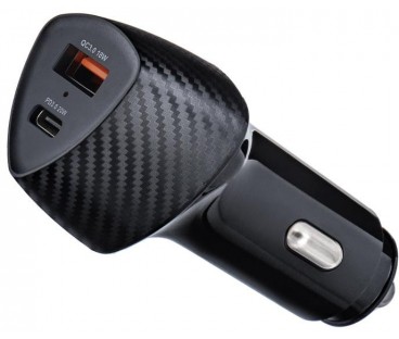 ŁADOWARKA SAMOCHODOWA Forcell Carbon CC50-1A1C 38 W 1x USB-C 1x USB-A PD 3.0 QC 3.0 CZARNA
