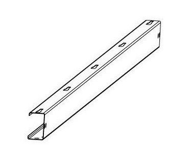 SZYNA WZDŁUŻNA L4370 (PROFIL 85x50x1.5), CORAB XPF_WS006N.2.003U