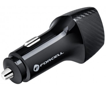 ŁADOWARKA SAMOCHODOWA Forcell Carbon CC50-1A1C 38 W 1x USB-C 1x USB-A PD 3.0 QC 3.0 CZARNA