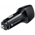 ŁADOWARKA SAMOCHODOWA Forcell Carbon CC50-1A1C 38 W 1x USB-C 1x USB-A PD 3.0 QC 3.0 CZARNA ŁADOWARKA SAMOCHODOWA Forcell Carbon CC50-1A1C 38 W 1x USB-C 1x USB-A PD 3.0 QC 3.0 CZARNA