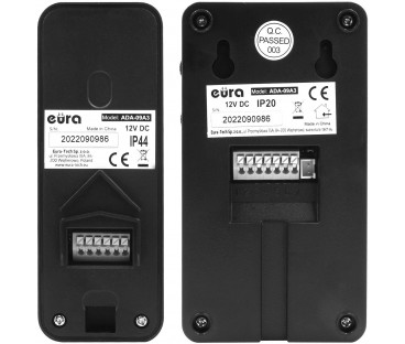 Domofon EURA ADP-09A3 czarny, głośnomówiący