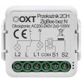 Moduł OXT mini przekaźnik 2 obw. bez N ZigBee TUYA