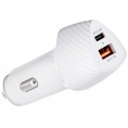ŁADOWARKA SAMOCHODOWA Forcell Carbon CC50-1A1C 38 W 1x USB-C 1x USB-A PD 3.0 QC 3.0 BIAŁA