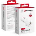 ŁADOWARKA SAMOCHODOWA Forcell Carbon CC50-1A1C 38 W 1x USB-C 1x USB-A PD 3.0 QC 3.0 BIAŁA