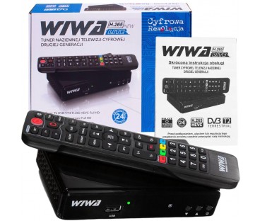 Tuner DVB-T/T2 WIWA H.265 LITE