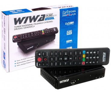 Tuner DVB-T/T2 WIWA H.265 LITE