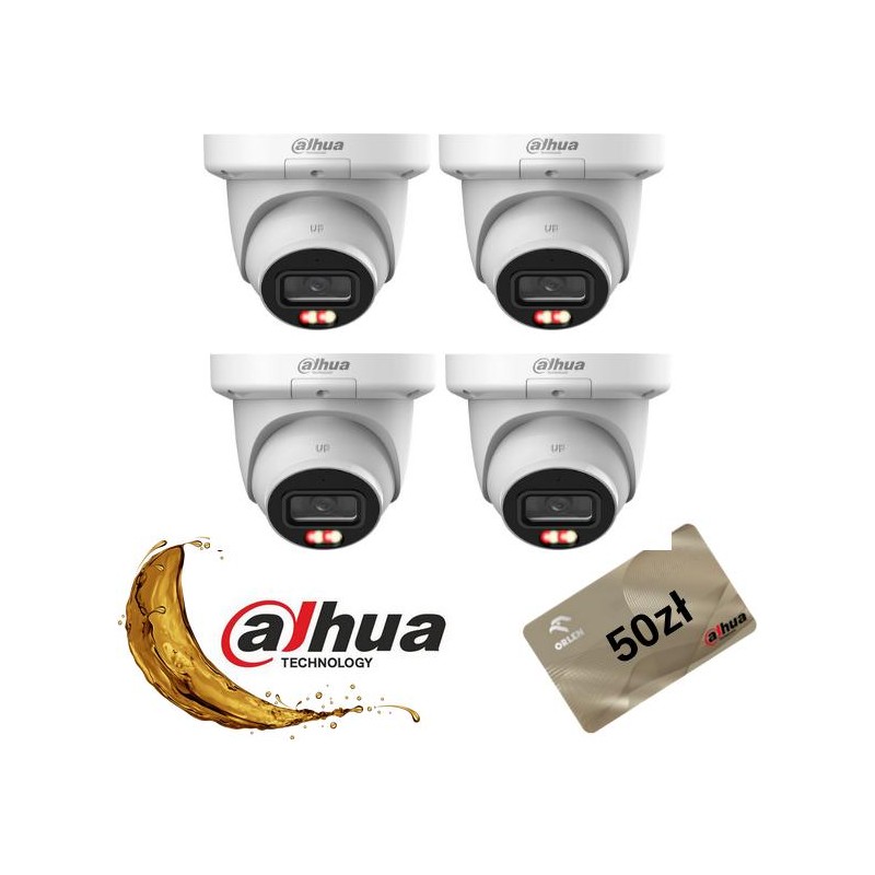 Kamera IP Dahua IPC-HDW3649QM-S-IL-0280B Opakowanie zbiorcze 4szt.