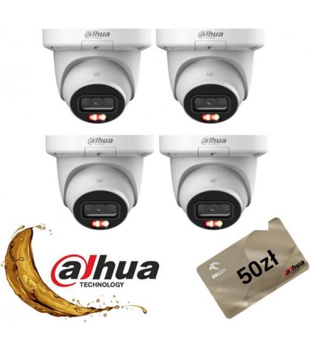 Kamera IP Dahua IPC-HDW3649QM-S-IL-0280B Opakowanie zbiorcze 4szt.