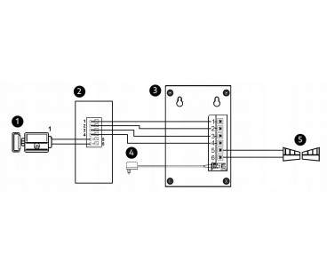 DOMOFON EURA ADP-11A3 ''INVITO'' b/słuchawkowy biały