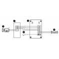 DOMOFON EURA ADP-11A3 ''INVITO'' b/słuchawkowy biały