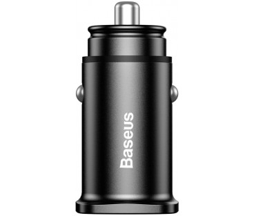 Baseus Square ładowarka samochodowa 2x USB QC3.0 Quick Charge 3.0 SCP AFC 30W czarny