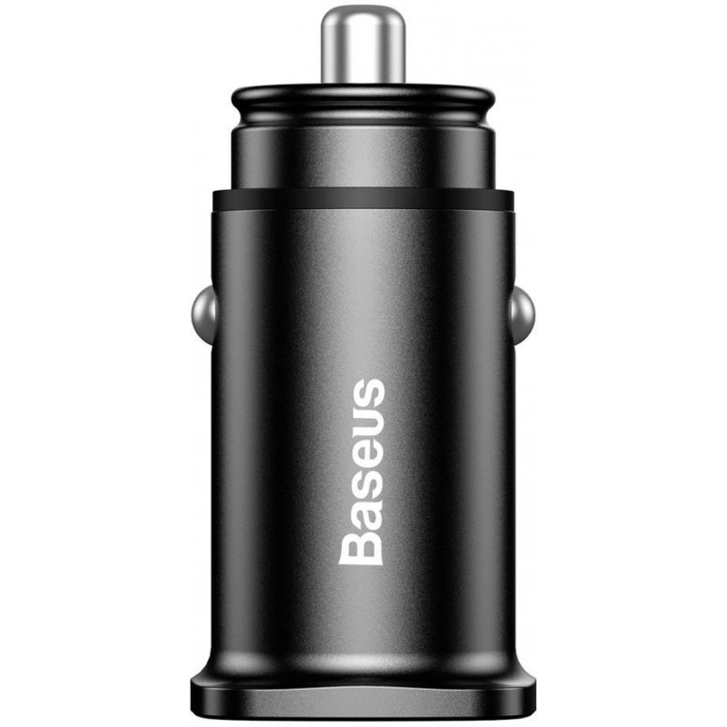 Baseus Square ładowarka samochodowa 2x USB QC3.0 Quick Charge 3.0 SCP AFC 30W czarny
