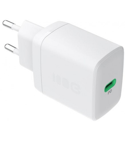 ŁADOWARKA SIECIOWA Greencell PowerSource Solo30 30W 1xUSB-C PD 3.0 QC 4.0+ biała
