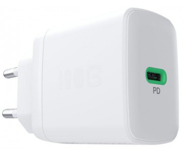 ŁADOWARKA SIECIOWA Greencell PowerSource Solo30 30W 1xUSB-C PD 3.0 QC 4.0+ biała