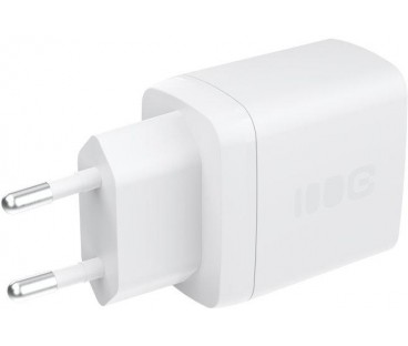 ŁADOWARKA SIECIOWA Greencell PowerSource Solo30 30W 1xUSB-C PD 3.0 QC 4.0+ biała