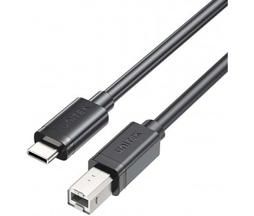 Kabel do drukarki Unitek USB C na USB B 2.0 czarny 2m