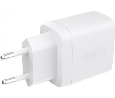 ŁADOWARKA SIECIOWA Greencell PowerSource Duo30 30W 1xUSB-C 1xUSB-A PD 3.0 QC 4.0+ biała