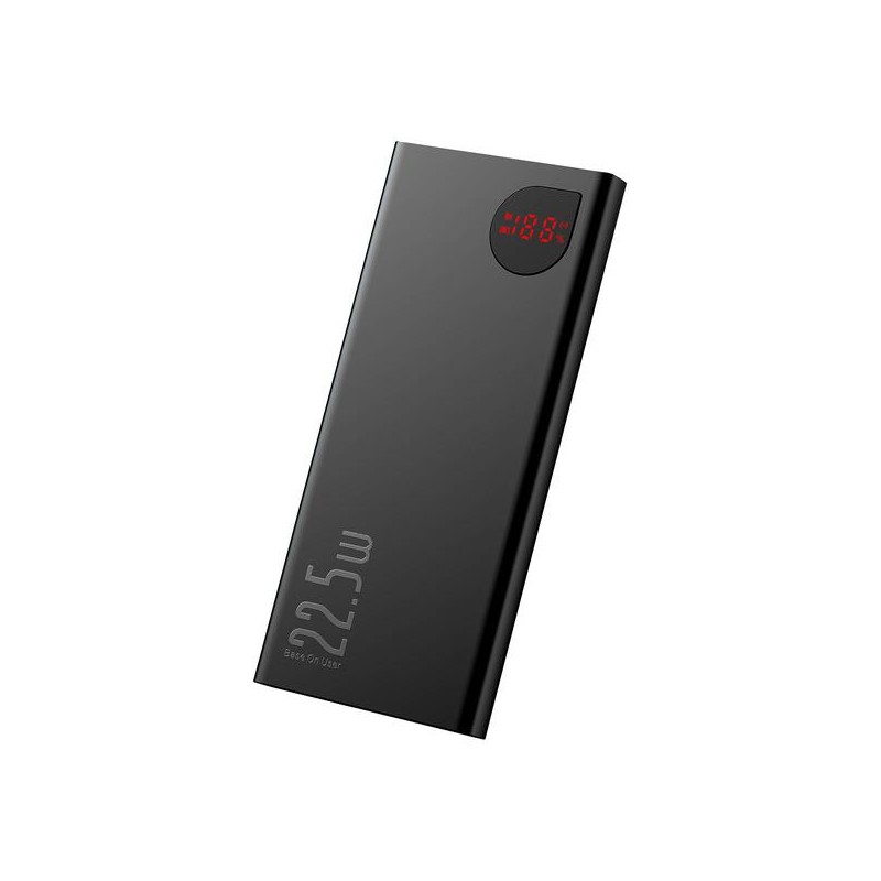 Powerbank Baseus Adaman Metal PPAD070001 10000mAh 22,5W PD QC 3.0 2x USB-A 1x USB-C + KABEL