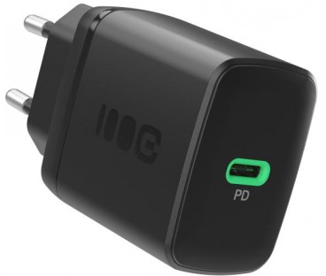 ŁADOWARKA SIECIOWA Greencell PowerSource Solo30 30W 1xUSB-C PD 3.0 QC 4.0+ czarna