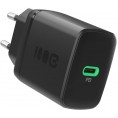 ŁADOWARKA SIECIOWA Greencell PowerSource Solo30 30W 1xUSB-C PD 3.0 QC 4.0+ czarna