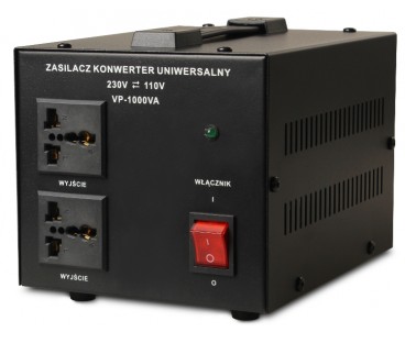 Transformator VOLT POLSKA 230V/110V 1000VA