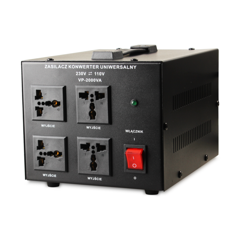 Transformator VOLT POLSKA 230V/110V 2000VA Transformator VOLT POLSKA 230V/110V 2000VA
