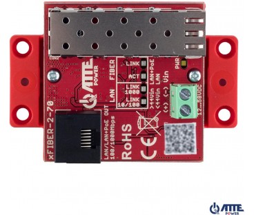 Gigabitowy media konwerter Ethernet ATTE xFIBER‑2‑70 (PoE OUT)