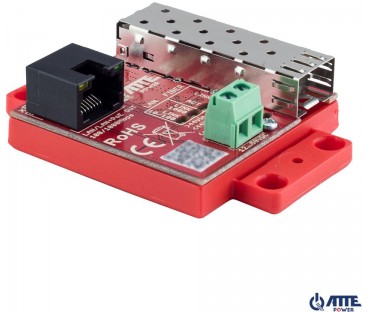 Gigabitowy media konwerter Ethernet ATTE xFIBER‑2‑70 (PoE OUT)