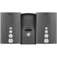 DOMOFON ''EURA'' ADP-51A3 ''DIFESA'' - 1-rodzinny, 2 unifony, interkom, grafit
