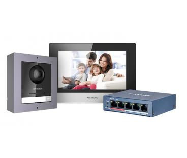 ZESTAW WIDEDOMOFONOWY DS-KIS602(B) HIKVISION | Alarmista.pl