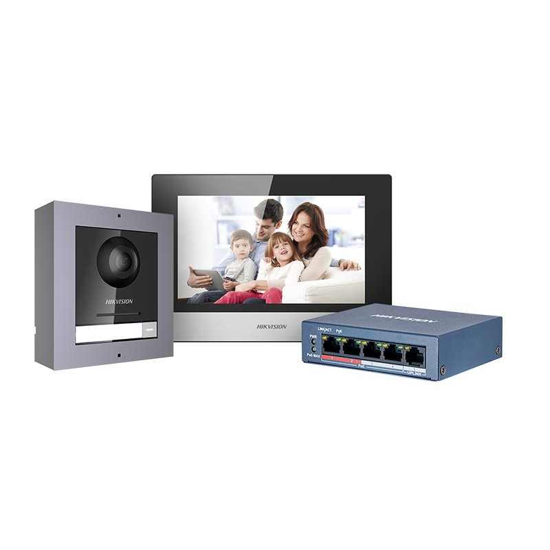 ZESTAW WIDEDOMOFONOWY DS-KIS602(B) HIKVISION ZESTAW WIDEDOMOFONOWY DS-KIS602(B) HIKVISION
