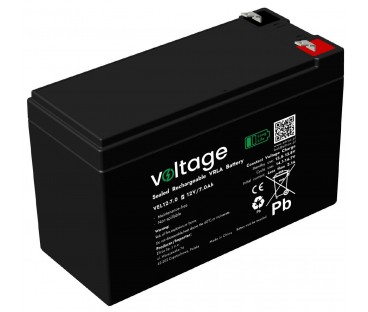 Akumulator AGM Voltage Long Life 12V 7Ah VEL12-7.0 (Żywotność 15 lat)