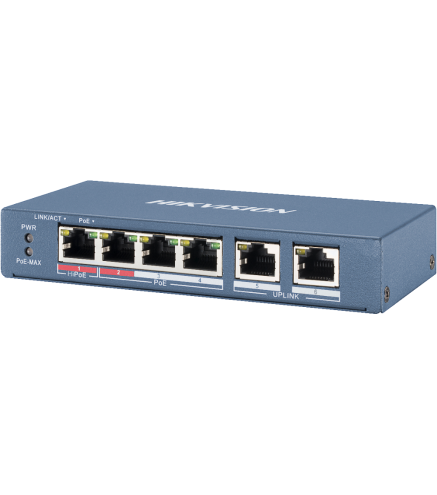 SWITCH PoE DS-3E0106HP-E 6-PORTOWY Hikvision