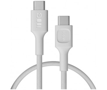 KABEL USB-C / USB-C Greencell PowerStream 30cm PD 100W biały w oplocie