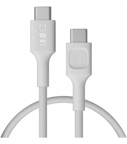 KABEL USB-C / USB-C Greencell PowerStream 30cm PD 100W biały w oplocie