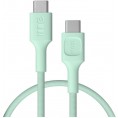 KABEL USB-C / USB-C Greencell PowerStream 30cm PD 100W zielony w oplocie