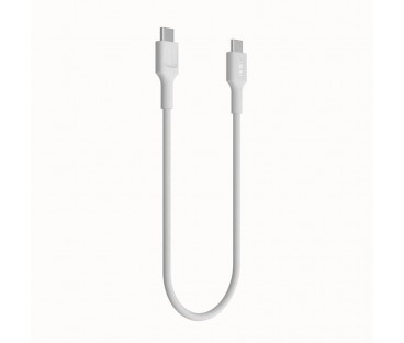 KABEL USB-C / USB-C Greencell PowerStream 30cm PD 100W biały w oplocie