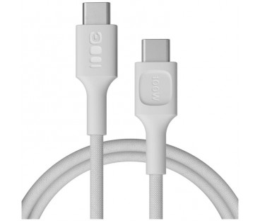 KABEL USB-C / USB-C Greencell PowerStream 120cm PD 100W biały w oplocie