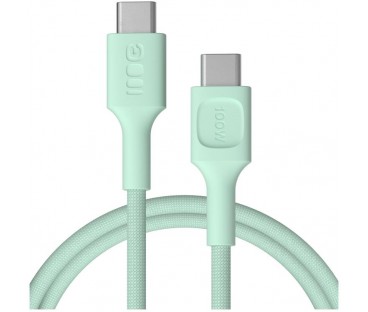 KABEL USB-C / USB-C Greencell PowerStream 120cm PD 100W zielony w oplocie