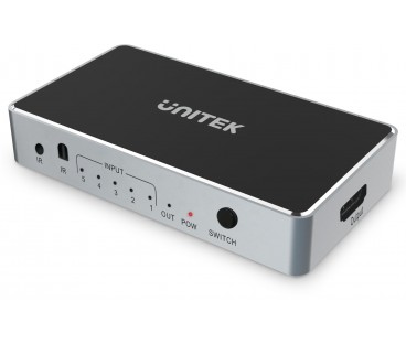 Unitek Przełącznik sygnału HDMI 1.4b 5 IN-1 OUT 4K