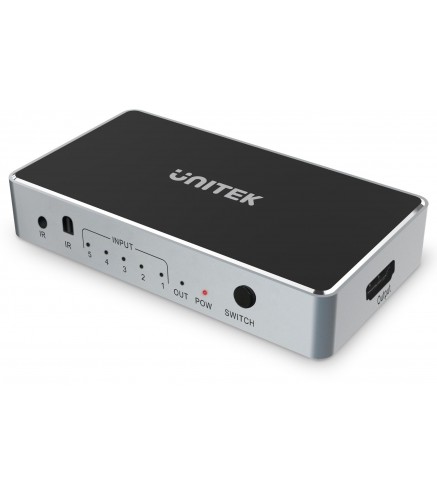 Unitek Przełącznik sygnału HDMI 1.4b 5 IN-1 OUT 4K