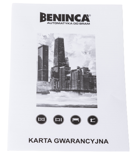 Zestaw Beninca KBOB21M.PM 230V do bram dwuskrzydłowych