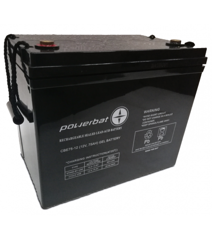 Akumulator PowerBat CBE 12V 75Ah Deep Cycle Gel