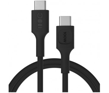 KABEL USB-C / USB-C Greencell PowerFlex 120cm PD 100W czarny silikonowy