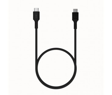 KABEL USB-C / USB-C Greencell PowerFlex 120cm PD 100W czarny silikonowy