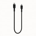 KABEL USB-C / USB-C Greencell PowerFlex 120cm PD 100W czarny silikonowy