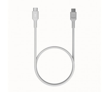KABEL USB-C / USB-C Greencell PowerFlex 120cm PD 100W biały silikonowy